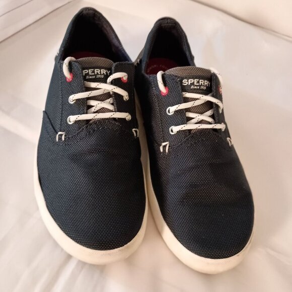 Sperry Bodie Sneakers Women 6 Blue Lace-Up Casual Shoes Machine Washable - Picture 2 of 10